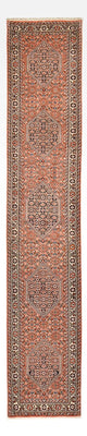 Läufer Perser - Bidjar - 380 x 69 cm - terrakotta