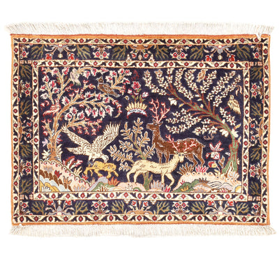 Rafsanjan Teppich 62x80cm - Perserteppich