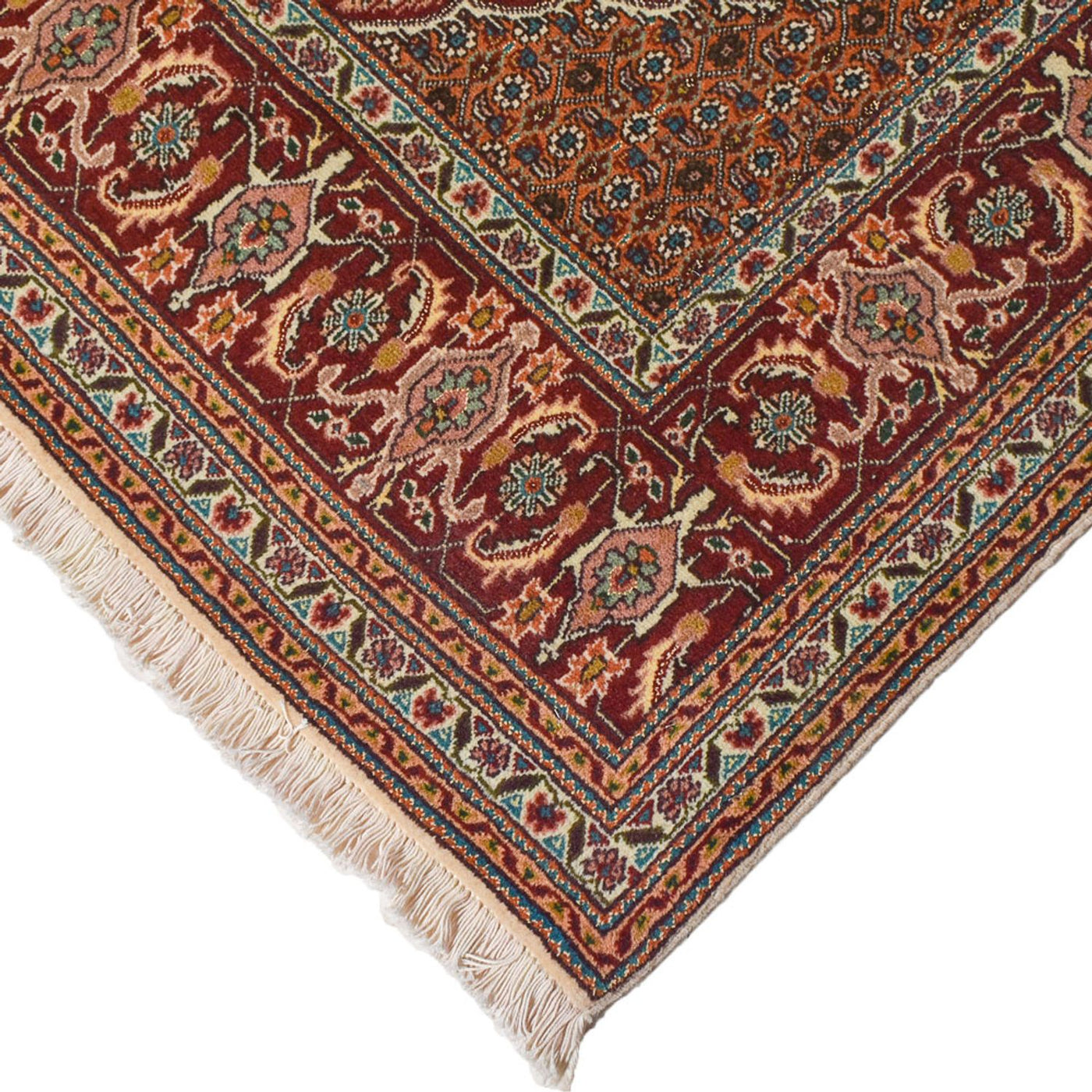 Täbriz - 40 Raj Teppich 198x156cm - Perserteppich