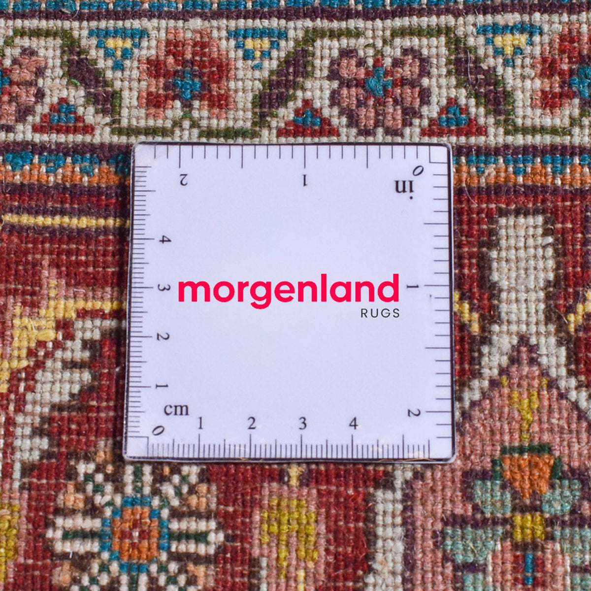 Perserteppich - Täbriz - Royal - 198 x 156 cm - dunkelbraun