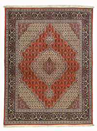 Perserteppich - Täbriz - Royal - 201 x 151 cm - rot