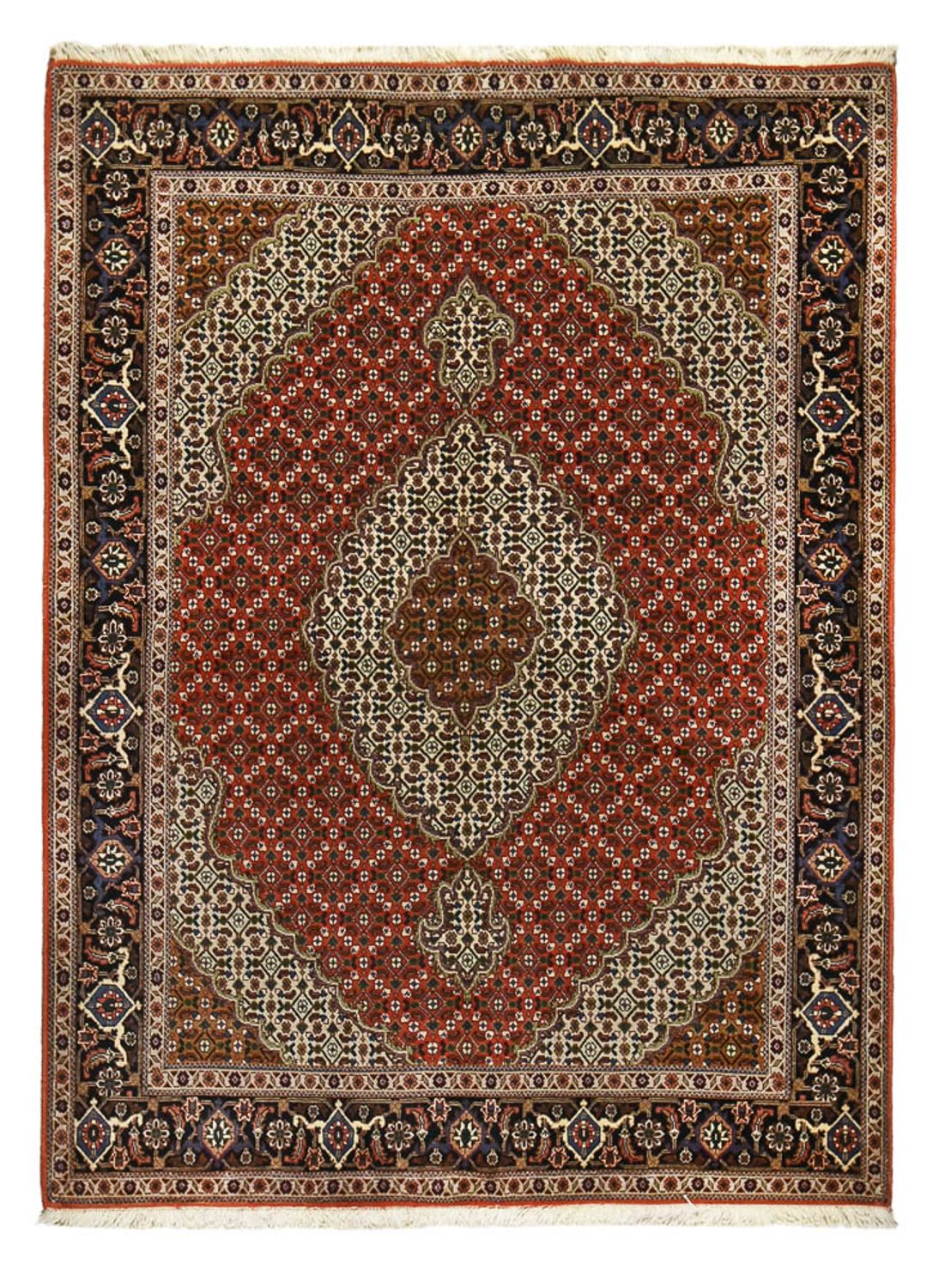 Perserteppich - Täbriz - Royal - 202 x 152 cm - mehrfarbig