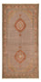 Läufer Perser - Täbriz - Royal - 403 x 200 cm - hellbraun