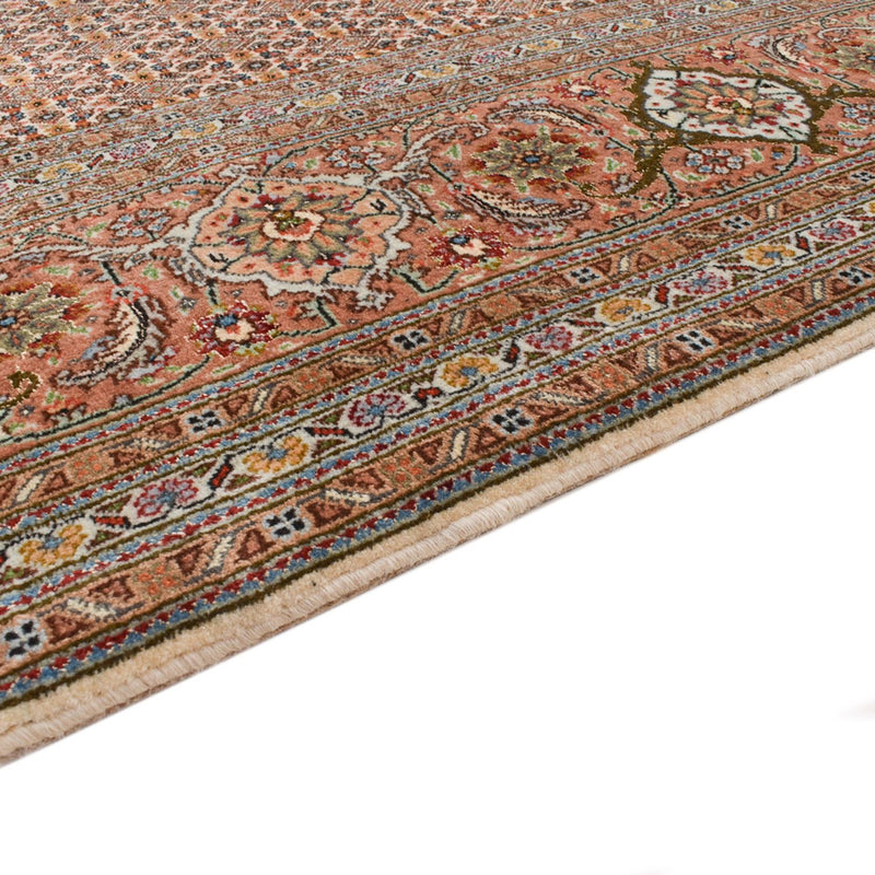 Läufer Perser - Täbriz - Royal - 403 x 200 cm - hellbraun