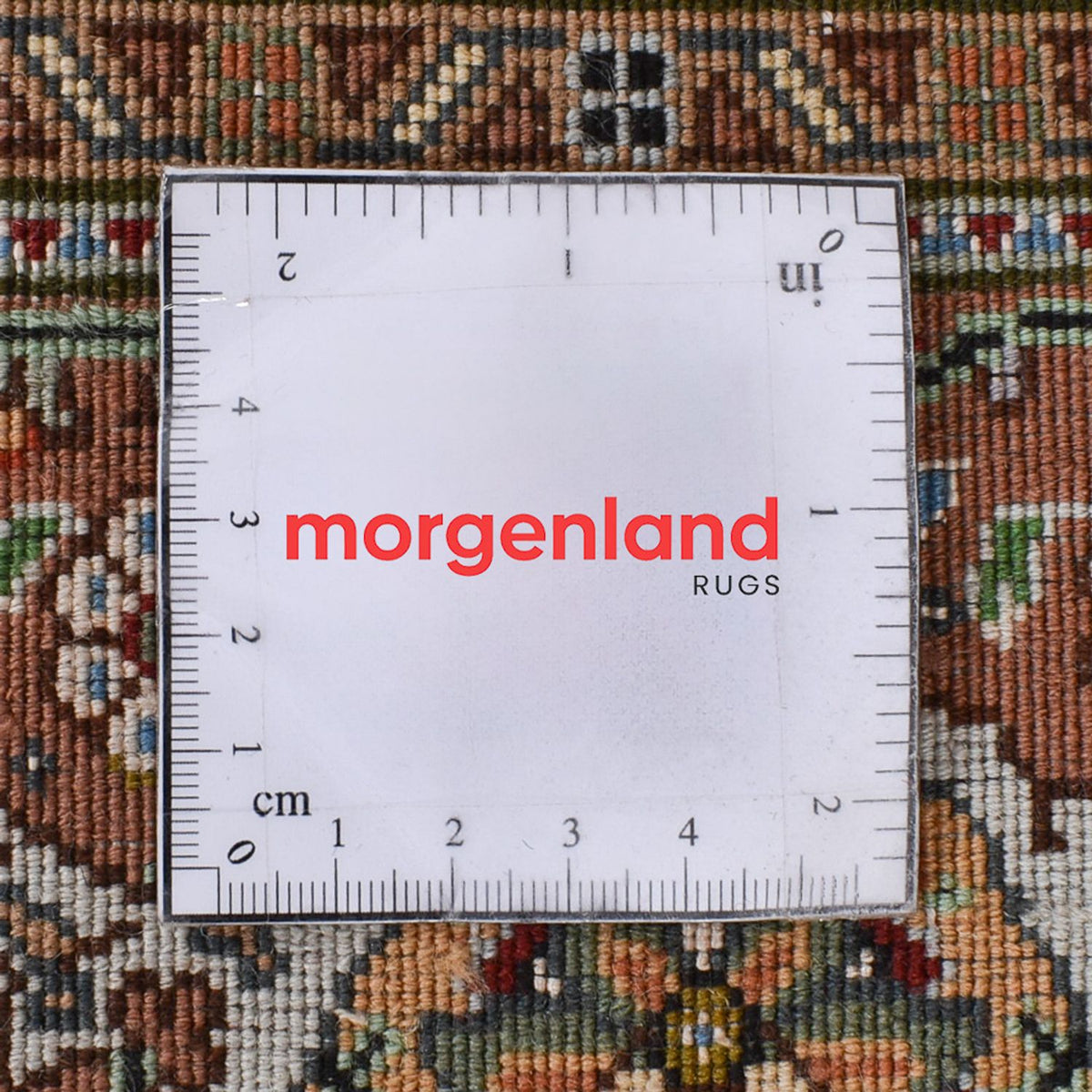 Läufer Perser - Täbriz - Royal - 403 x 200 cm - hellbraun