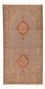 Läufer Perser - Täbriz - Royal - 407 x 201 cm - hellbraun