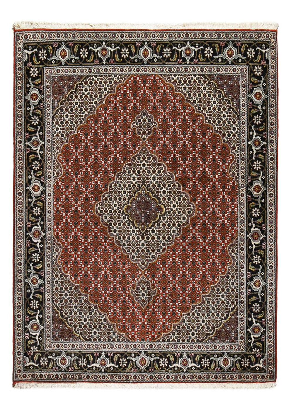 Perserteppich - Täbriz - Royal - 204 x 152 cm - mehrfarbig