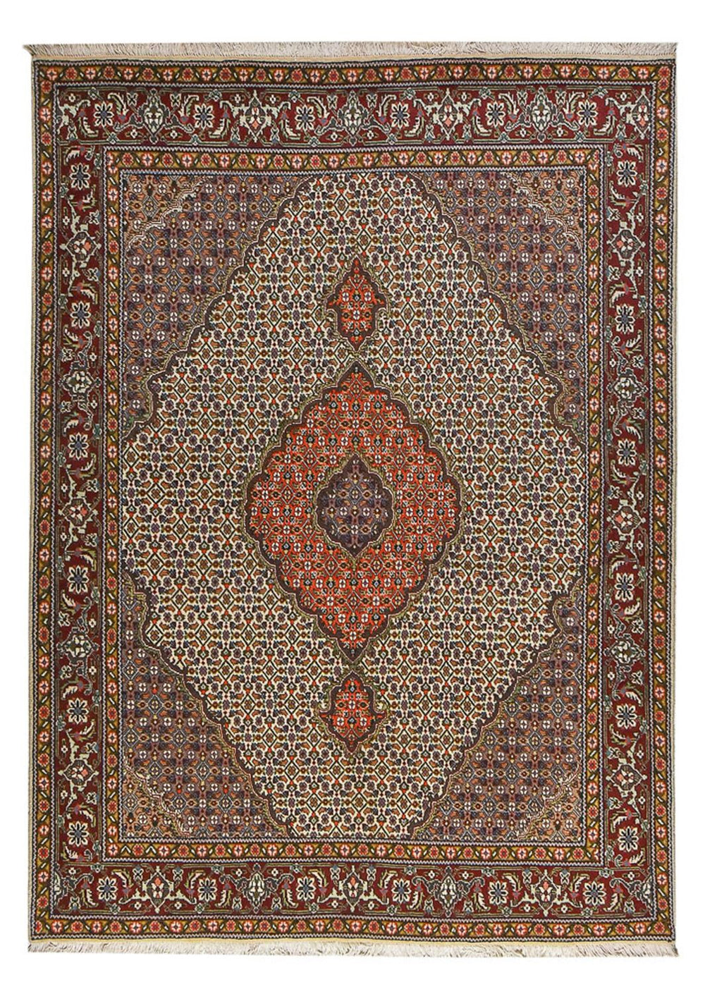 Perserteppich - Täbriz - Royal - 210 x 153 cm - sand