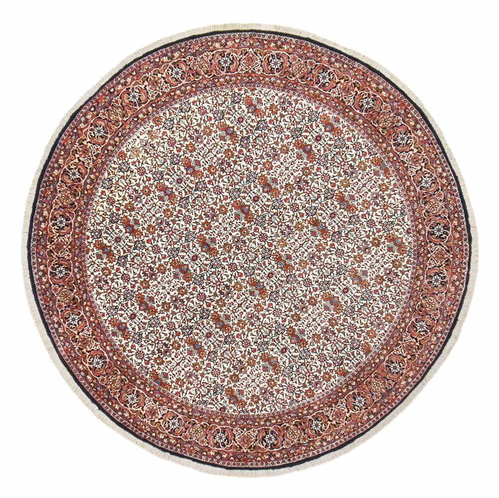 Perserteppich - Bidjar rund  - 255 x 255 cm - hellrot