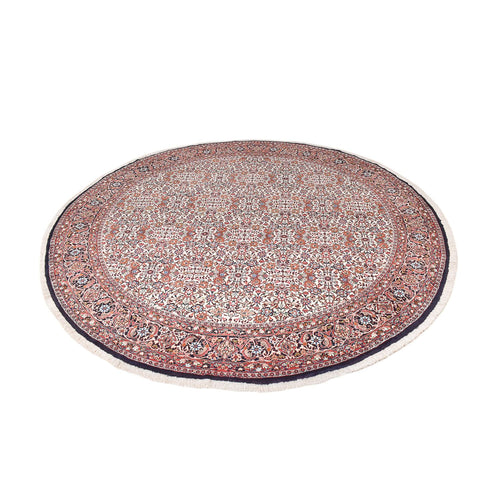 Perserteppich - Bidjar rund  - 255 x 255 cm - hellrot