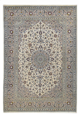 Perserteppich - Keshan - Royal - 352 x 245 cm - grau