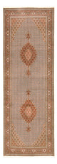 Läufer Perser - Täbriz - Royal - 404 x 150 cm - hellbraun