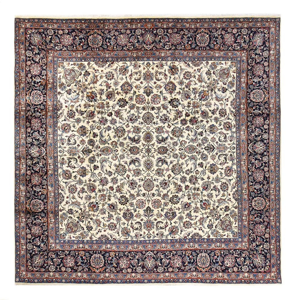 Perserteppich - Classic - Royal quadratisch  - 410 x 394 cm - creme