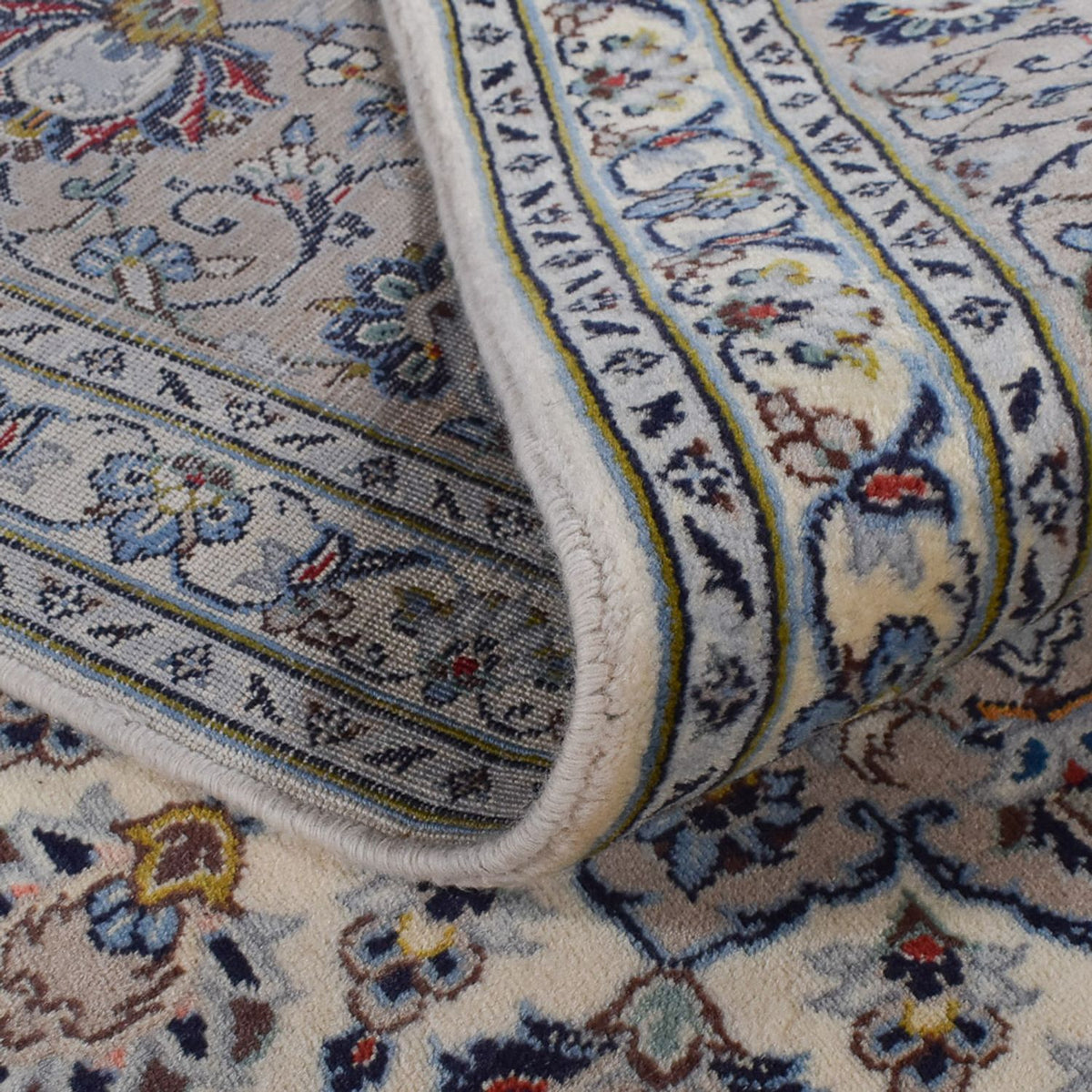 Perserteppich - Keshan - Royal - 350 x 246 cm - grau