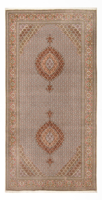Täbriz - 50 Raj Teppich 197x397cm - Perserteppich