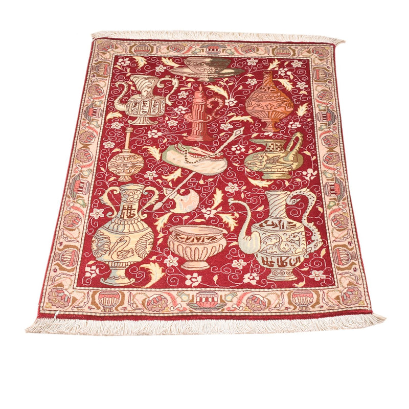 Perserteppich - Täbriz - Royal - 92 x 63 cm - mehrfarbig