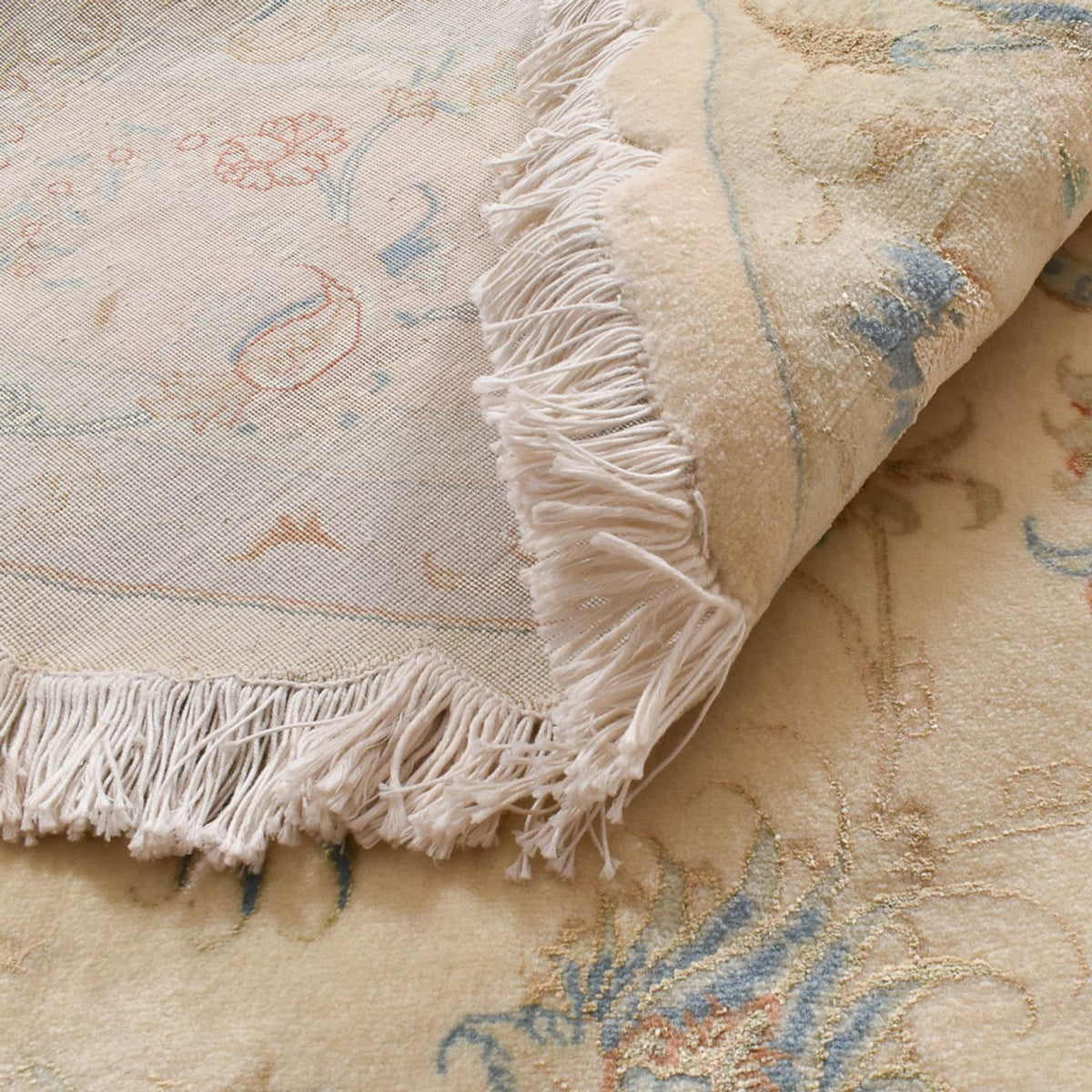 Perserteppich - Täbriz - Premium rund  - 250 x 250 cm - beige