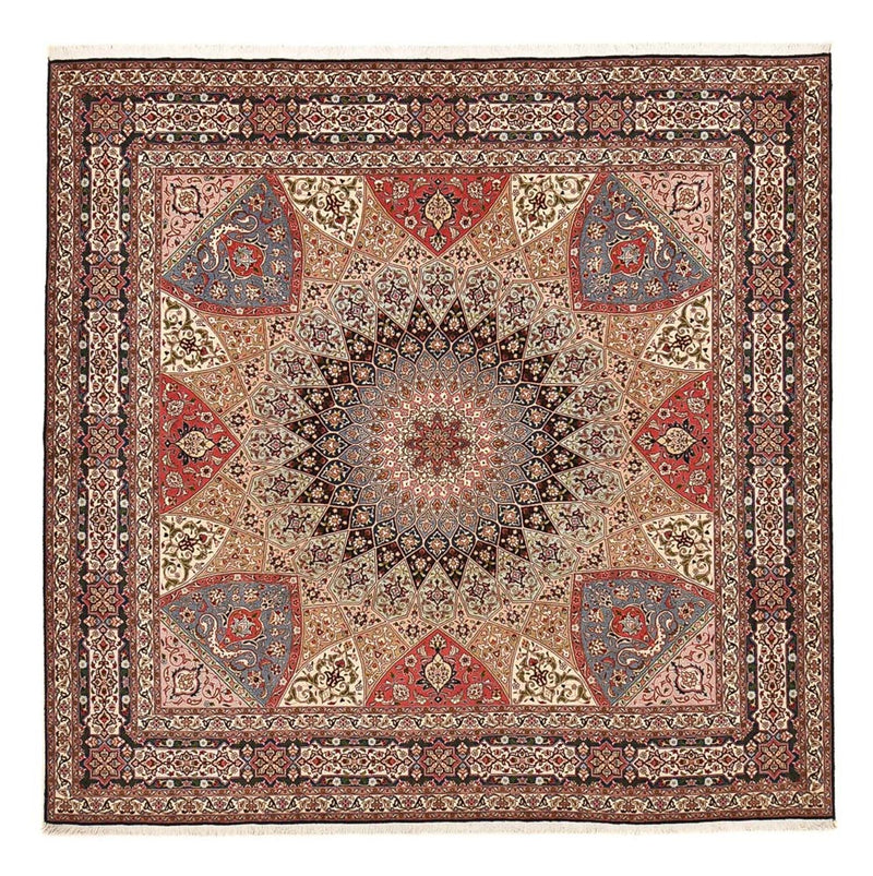 Perserteppich - Täbriz - Premium - 260 x 253 cm - dunkelbeige
