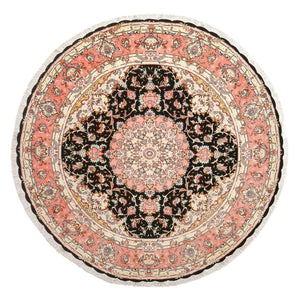 Perserteppich - Täbriz - Premium rund  - 250 x 250 cm - mehrfarbig