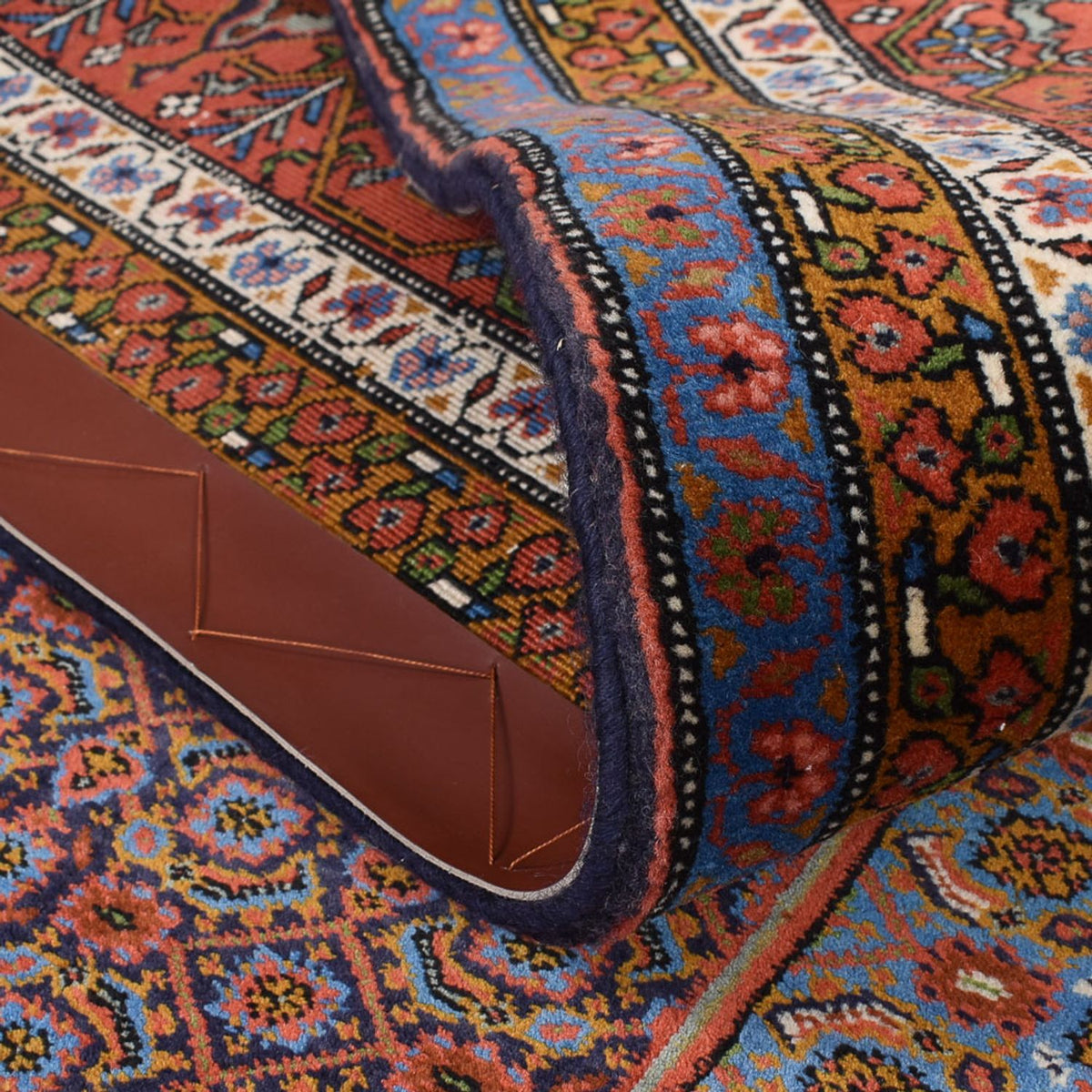 Gabbeh Teppich - Kaschkuli Perser - 304 x 206 cm - dunkelrot