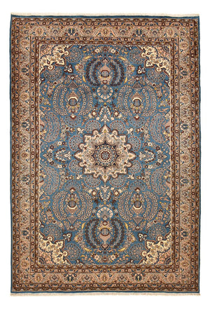 Perserteppich - Nomadic - 288 x 204 cm - seeblau