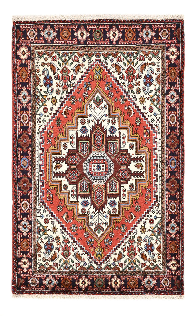 Perserteppich - Nomadic - 124 x 78 cm - hellrot