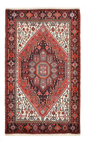 Perserteppich - Nomadic - 129 x 80 cm - hellrot