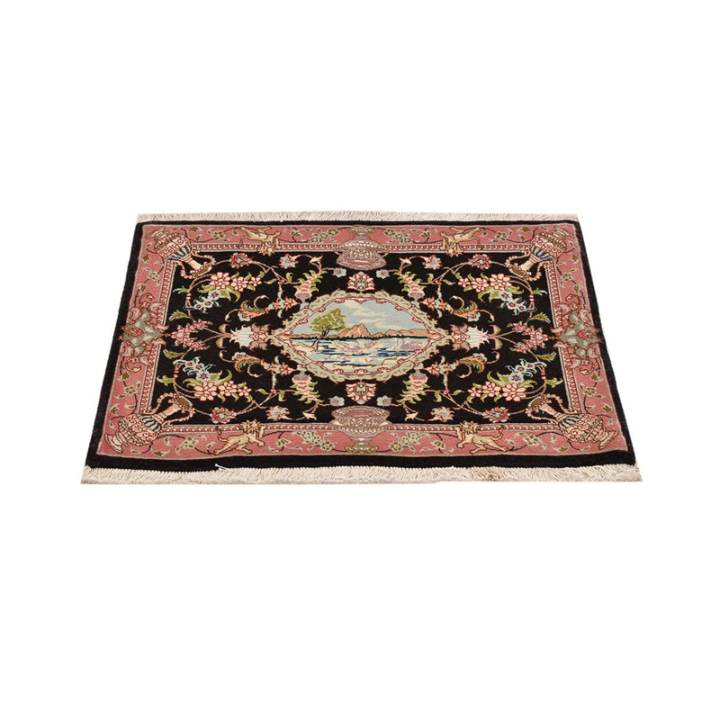 Perserteppich - Täbriz - Royal - 72 x 55 cm - dunkelblau