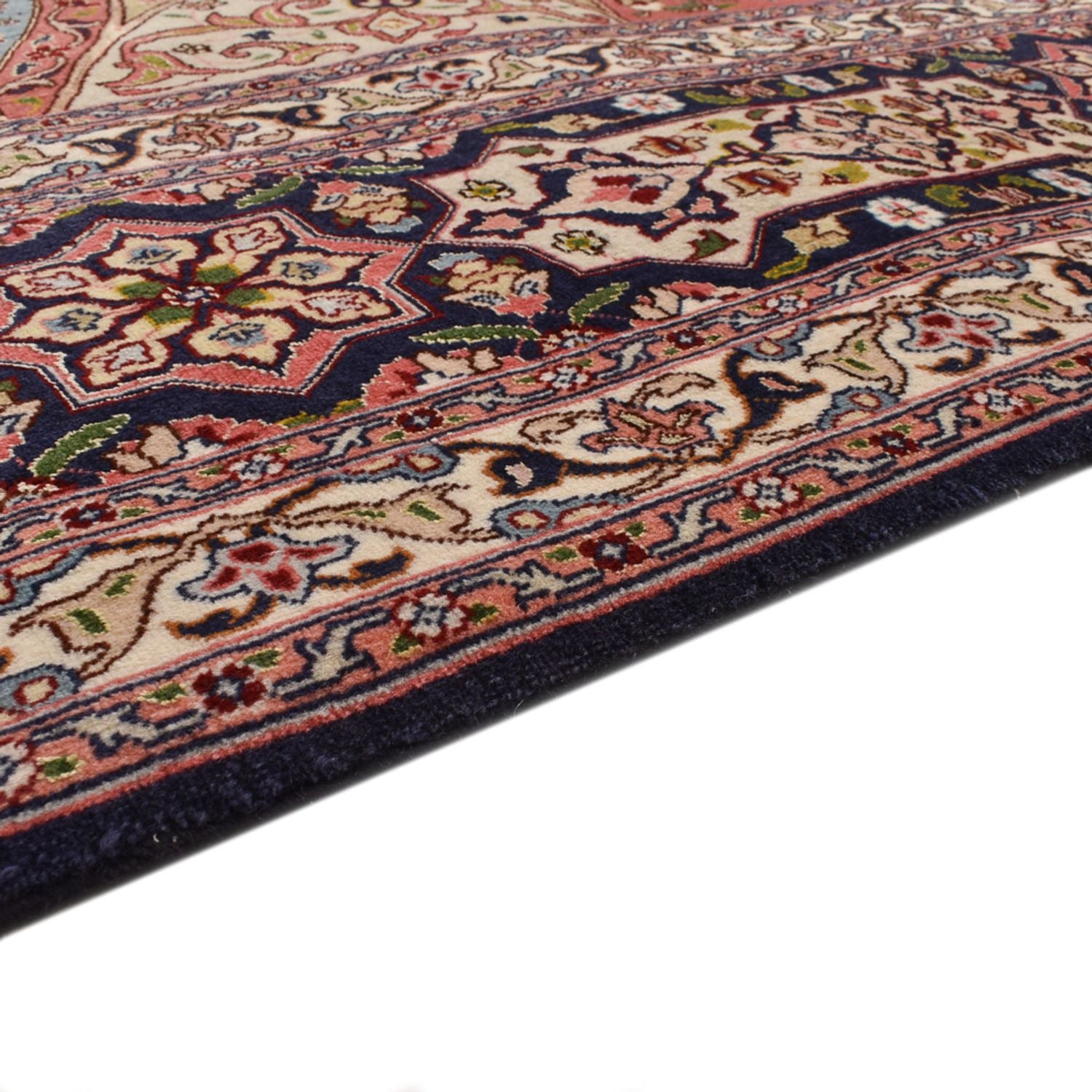 Perserteppich - Täbriz - Royal quadratisch  - 254 x 248 cm - dunkelbeige