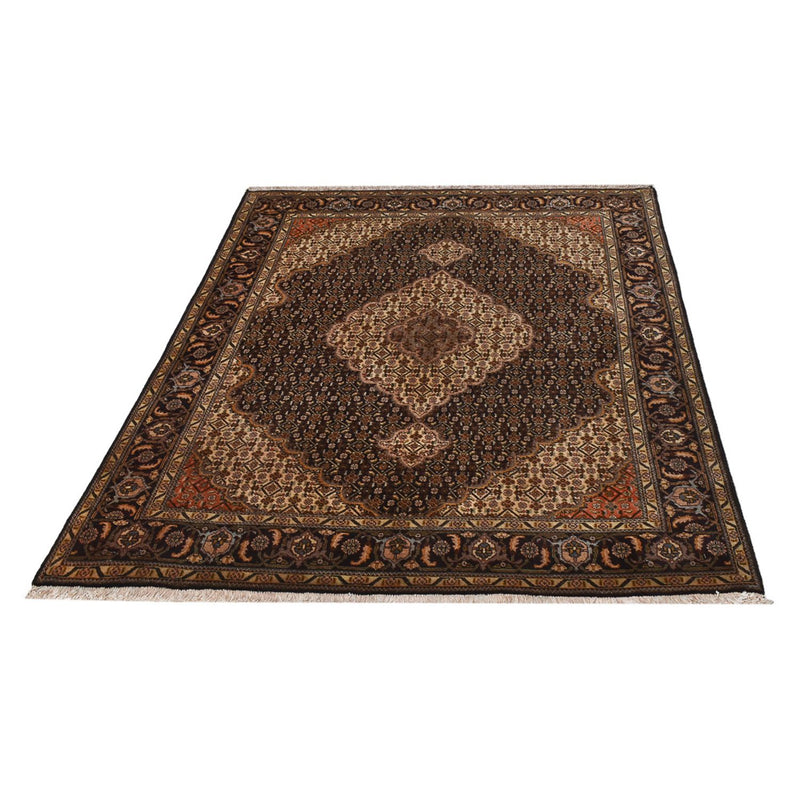 Perserteppich - Täbriz - Royal - 205 x 146 cm - dunkelbraun