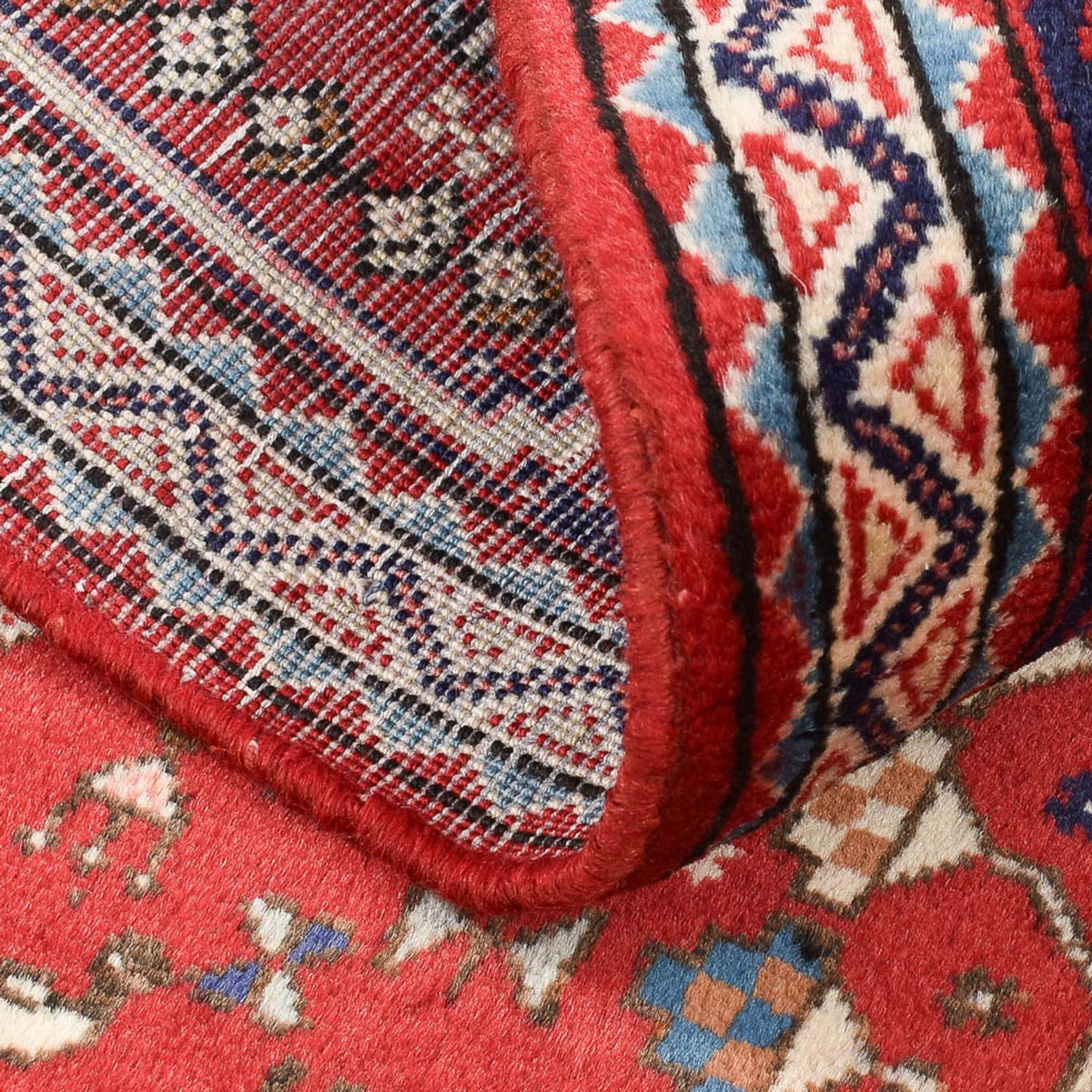 Perserteppich - Nomadic - 147 x 100 cm - rot