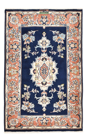 Perserteppich - Keshan - 132 x 85 cm - blau