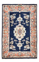 Perserteppich - Keshan - 132 x 85 cm - blau
