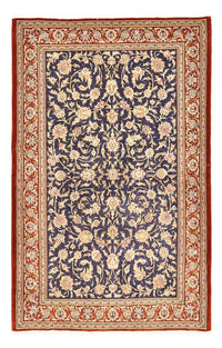 Perserteppich - Ghom - Royal - 203 x 133 cm - dunkelblau