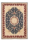 Täbriz - 50 Raj Teppich 202x287cm - Perserteppich - Rechteckig / Dunkelblau / 202 x 287 cm Rechteckig