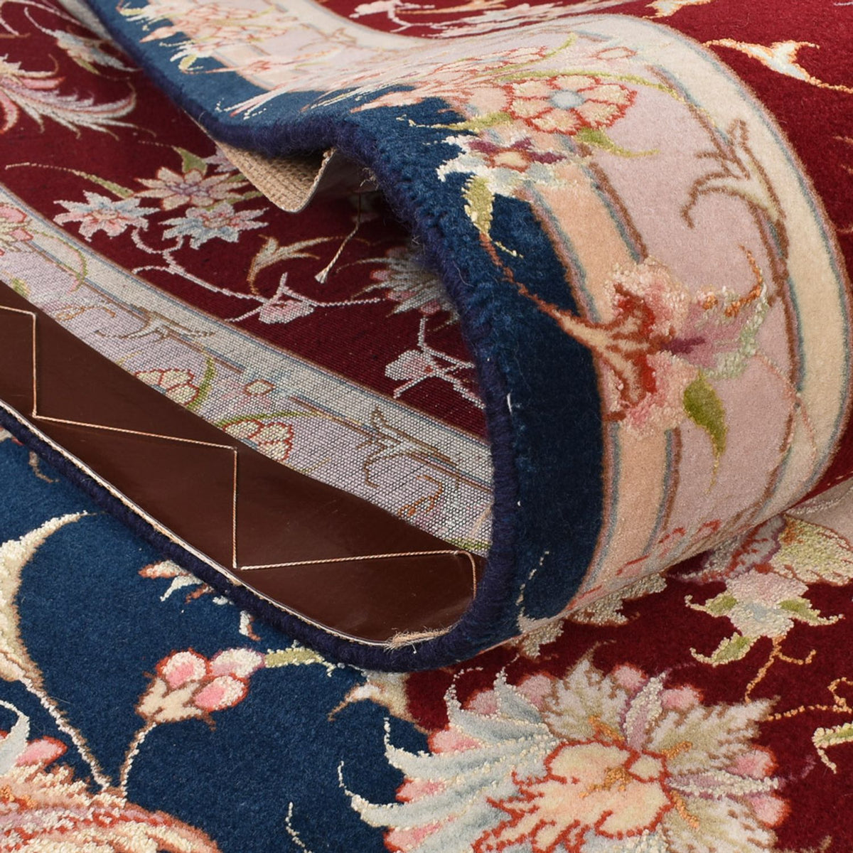 Perserteppich - Täbriz - Royal - 287 x 202 cm - dunkelblau