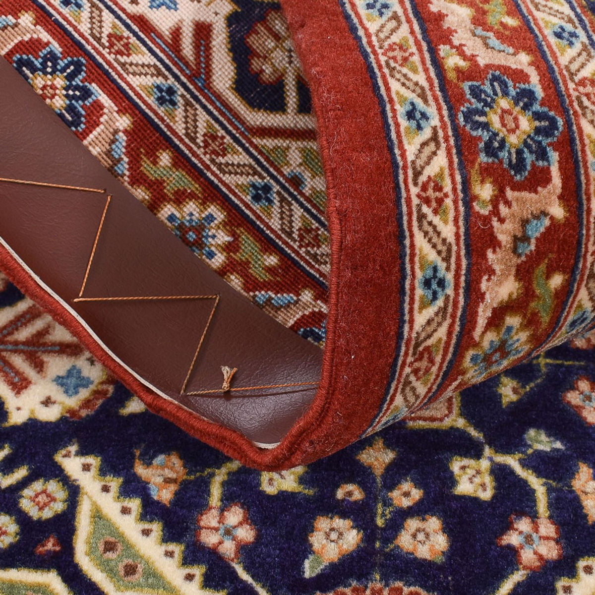 Läufer Perser - Ghom - Royal - 204 x 55 cm - dunkelbeige