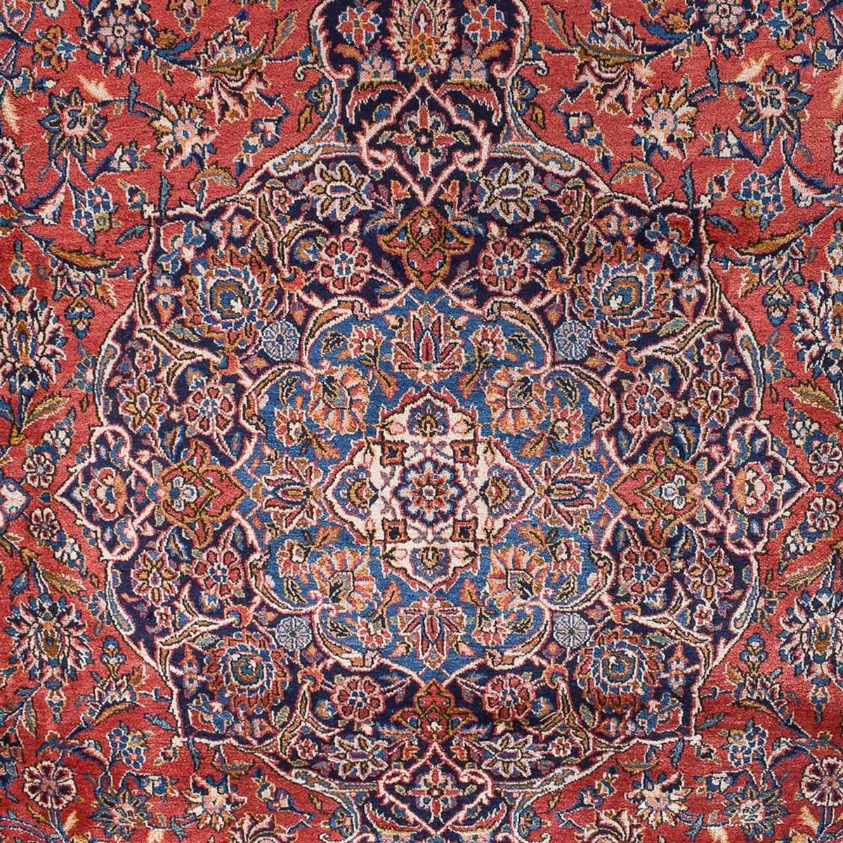 Perserteppich - Keshan - Royal - 445 x 333 cm - hellrot
