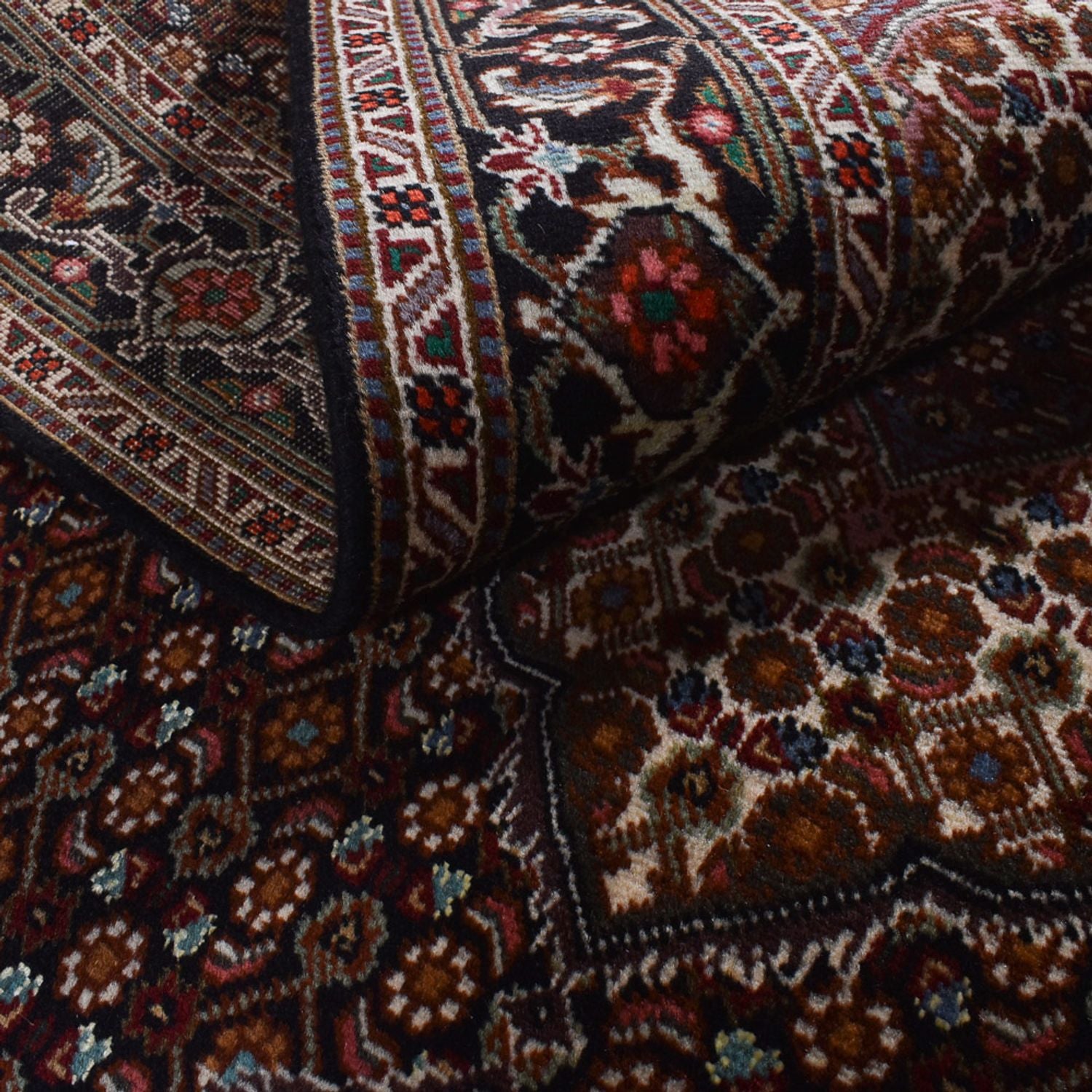 Perserteppich - Täbriz - Royal - 204 x 150 cm - dunkelbraun