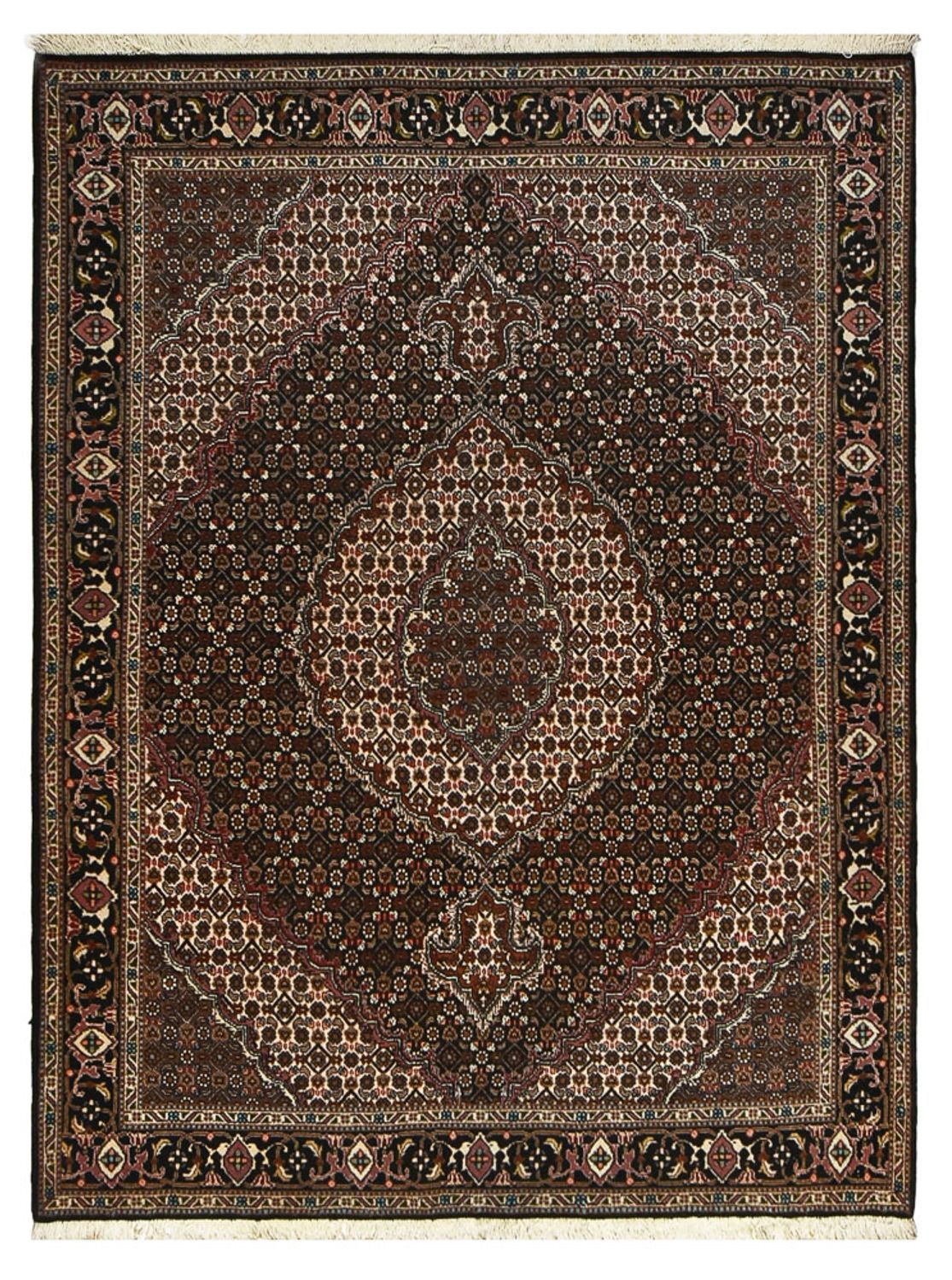 Perserteppich - Täbriz - Royal - 200 x 153 cm - dunkelbraun