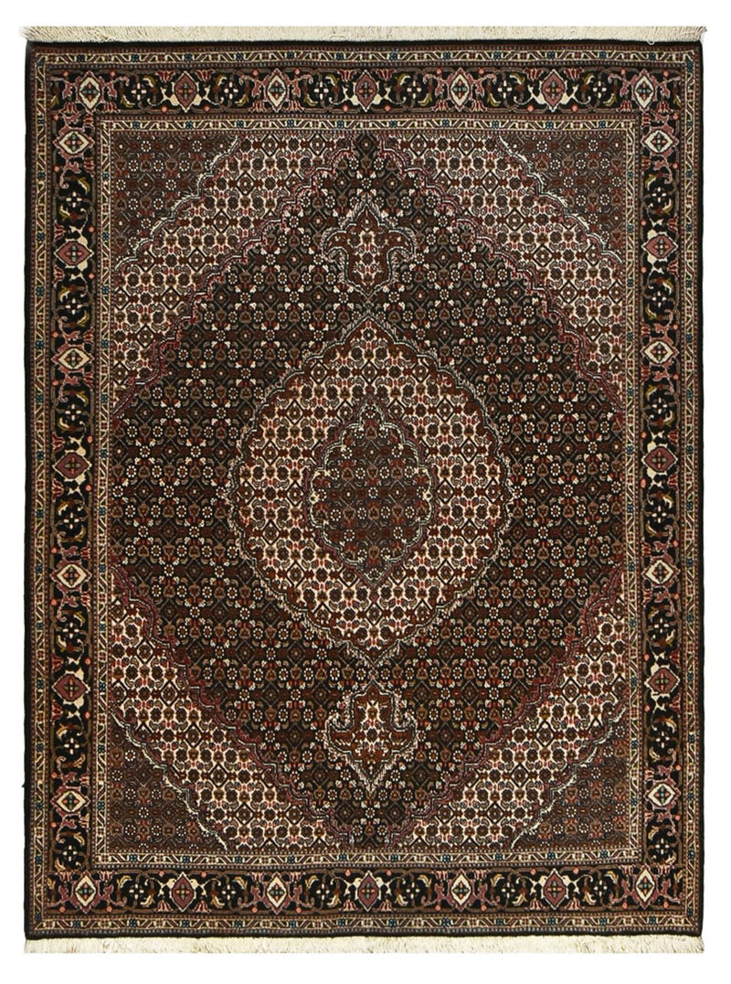 Perserteppich - Täbriz - Royal - 200 x 153 cm - dunkelbraun