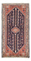 Perserteppich - Nomadic - 123 x 62 cm - bordeauxrot