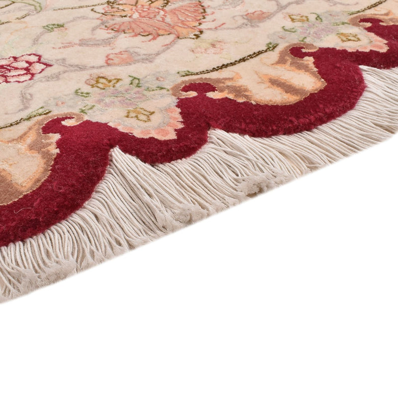 Perserteppich - Täbriz - Royal rund  - 200 x 200 cm - mehrfarbig