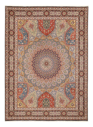 Perserteppich - Täbriz - Royal - 402 x 302 cm - hellbeige