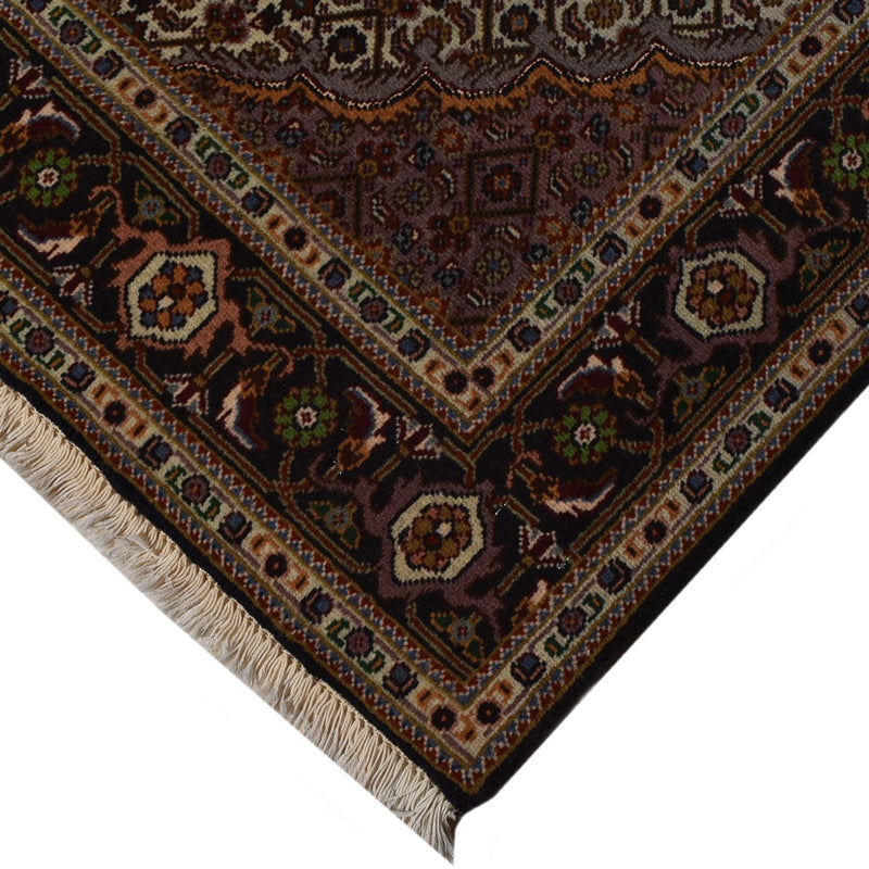 Perserteppich - Täbriz - Royal - 204 x 152 cm - dunkelbraun