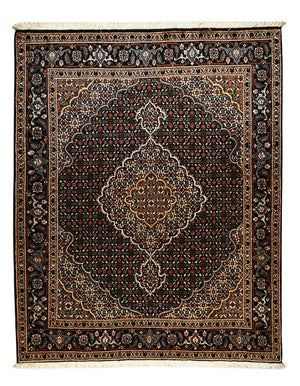Perserteppich - Täbriz - Royal - 192 x 153 cm - dunkelbraun