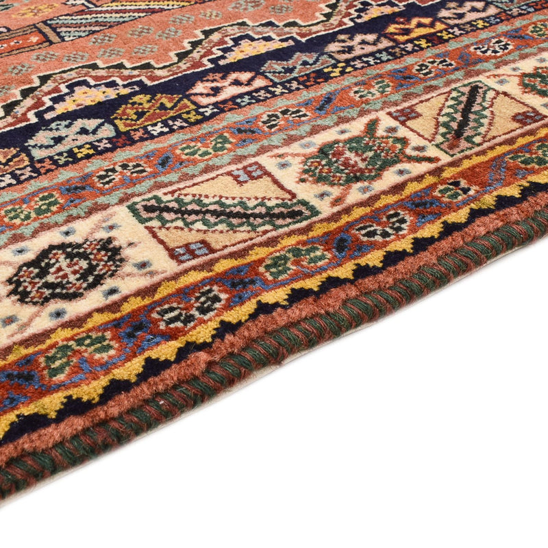 Gabbeh Teppich - Kaschkuli Perser - 202 x 152 cm - hellrot