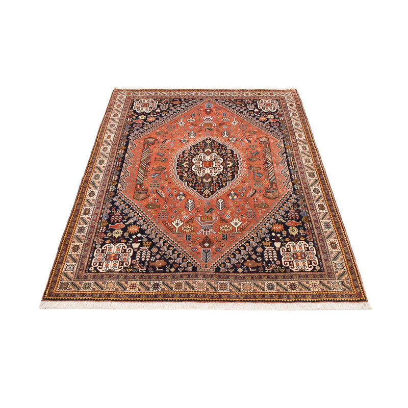 Gabbeh Teppich - Kaschkuli Perser - 202 x 152 cm - hellrot