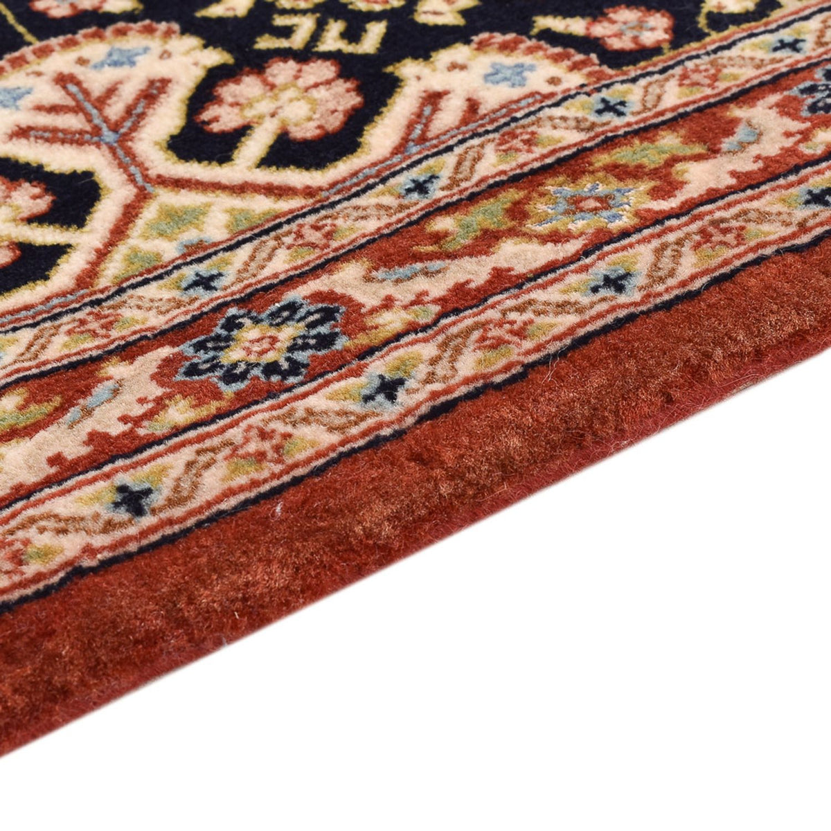 Läufer Perser - Ghom - Royal - 201 x 52 cm - dunkelbeige