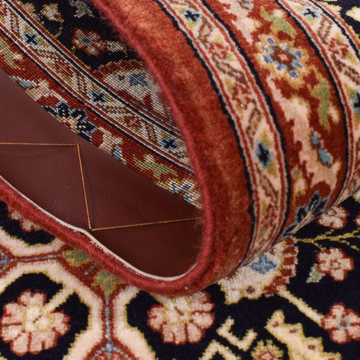 Läufer Perser - Ghom - Royal - 201 x 52 cm - dunkelbeige